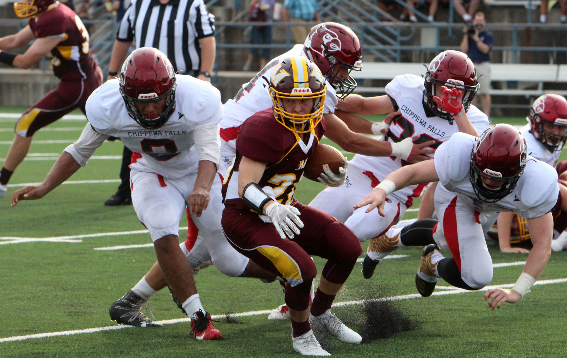 Chi-Hi football at Menomonie 8-31-18